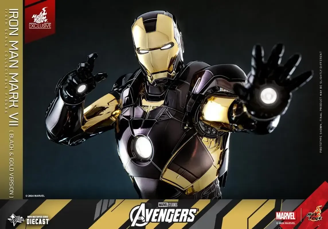 Hot Toys Ht Iron Man Mark 7 Black Gold Version Mms741-d61 1/6 