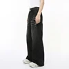IEFB High Street Men's Jeans Casual Washed Whiskers Solid Color Loose Trendy Straight Wide Leg Male Denim Pants Autumn 9C7862 5