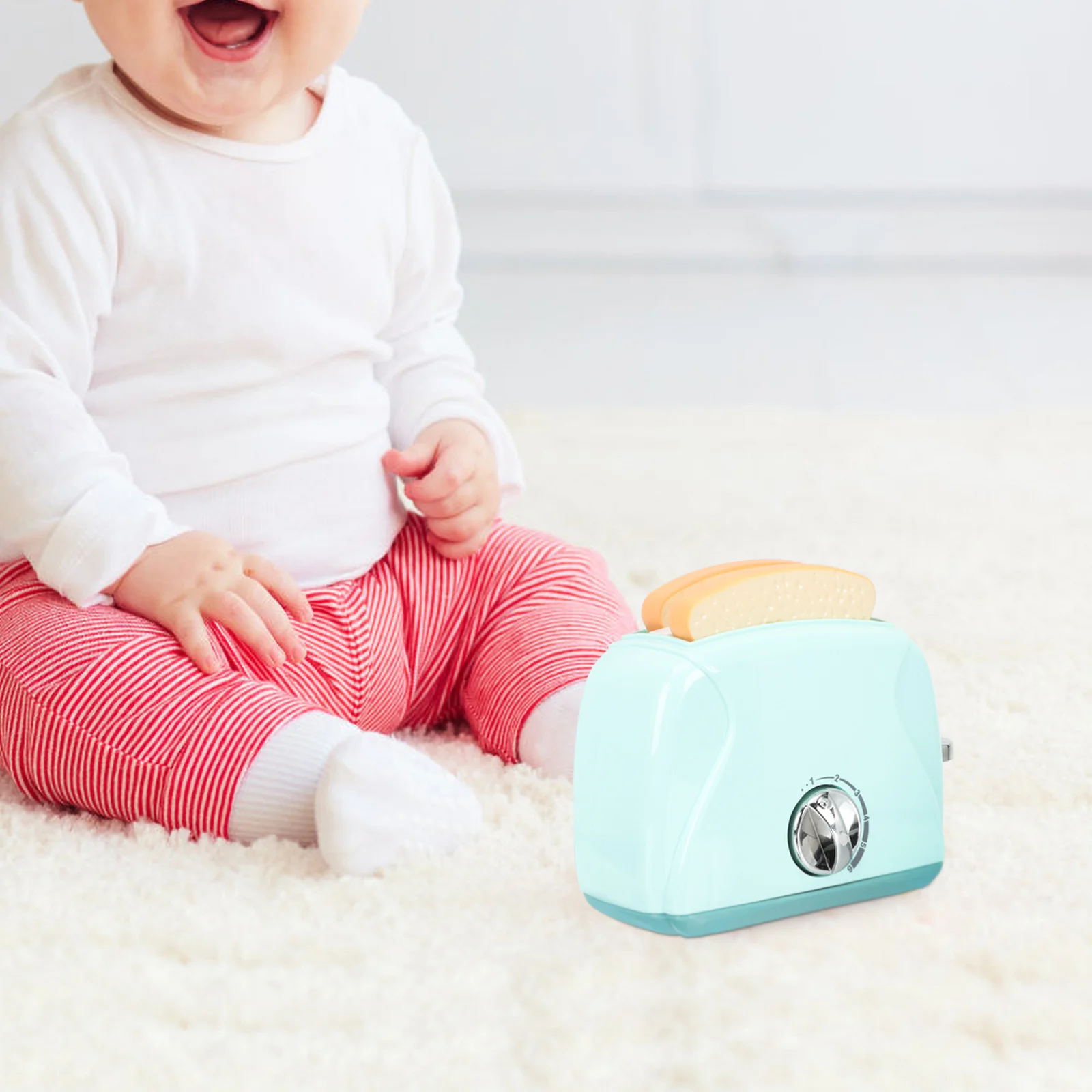 Plastic Bread Machine Toy Kids Play Kitchen Accessories Cooking Toys Pretend Play Mini Craft Decorative Gifts Birthday Gift Toy