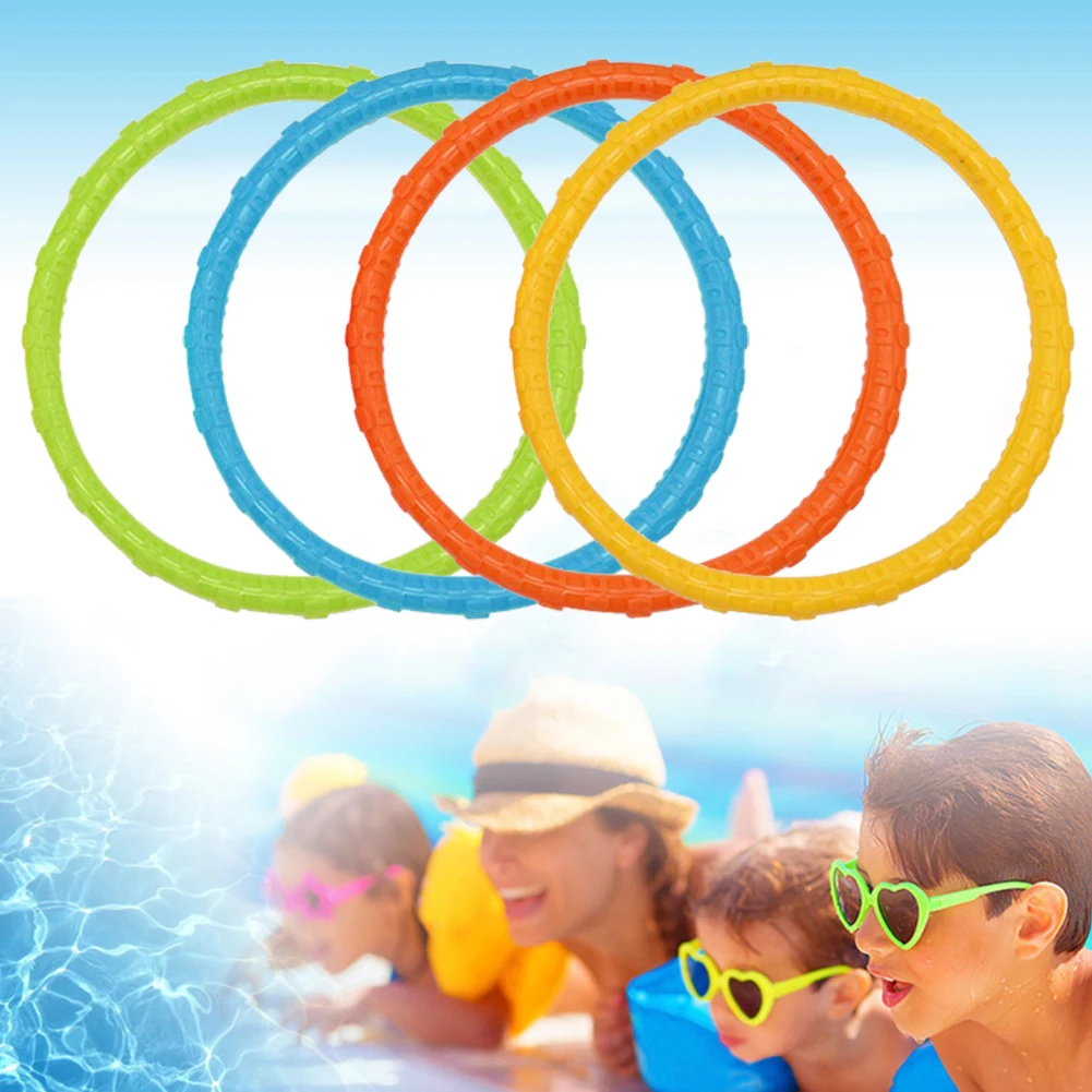 4Pcs Underwater Diving Toys Multicolor Cartoon Pool Sinking Toys Creative Throwing Dive Water Toy Swimming Pool Accessories