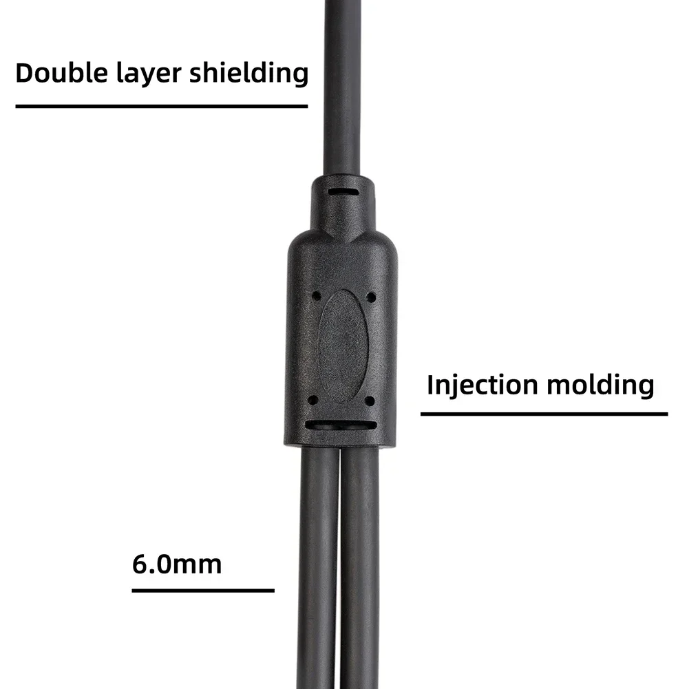 XLR Splitter Cable XLR Splitter 3 Pin XLR Female To Dual Male Y Splitter Balanced Mic Cable 3FT 100CM Instruments Microphones Cables Signal