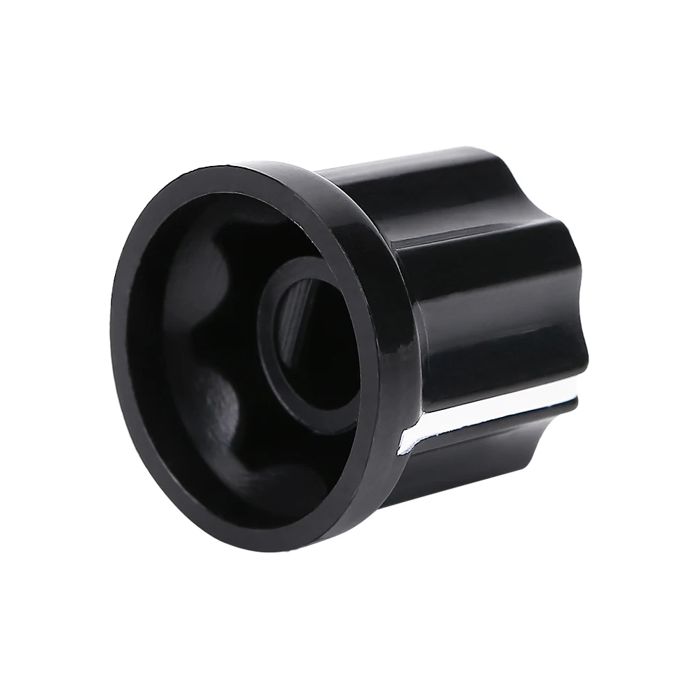 10Pcs/Set D Type Shaft Hole Volume Control Potentiometer Knob Position Groove Parts For Guitar Bass Electric Guitar Accessories