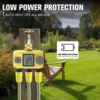 Insoma 3-Outlet Automatic Water Timer Garden Irrigation Watering System Independent Control Sprinkler Programmer Tools 6