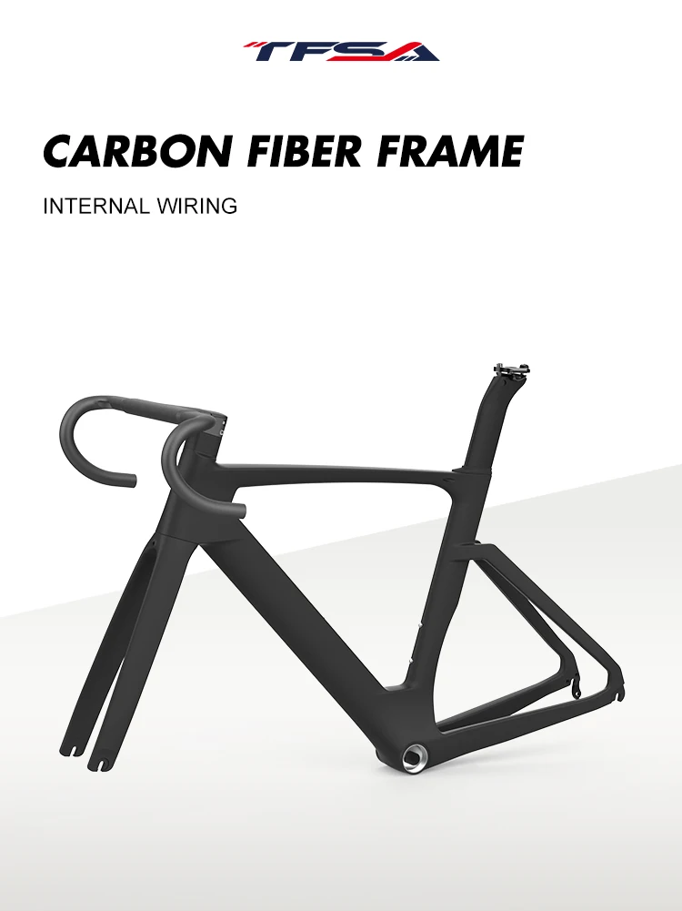 Carbon Fiber Aero Disc Brake Road Bike Frame Bike Frameset