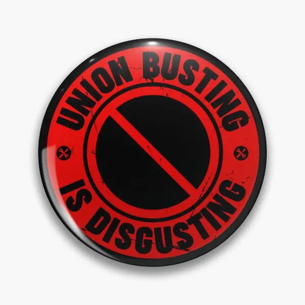 

Union Busting Is Disgusting Soft Button Pin Collar Hat Badge Funny Lover Creative Clothes Brooch Jewelry Women Decor Lapel Pin