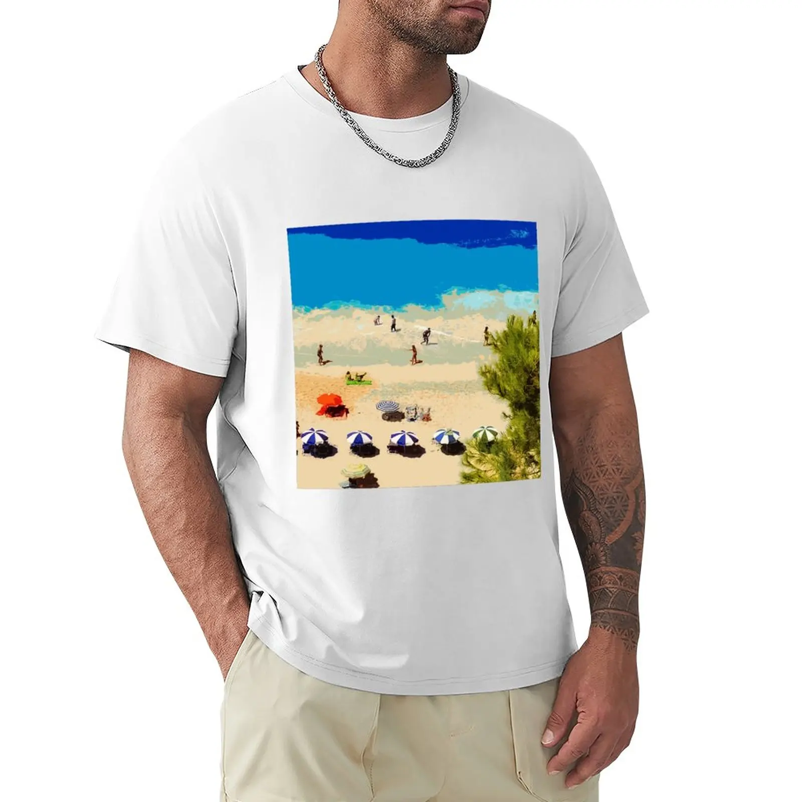 

beach T-Shirt Blouse sweat blacks mens funny t shirts