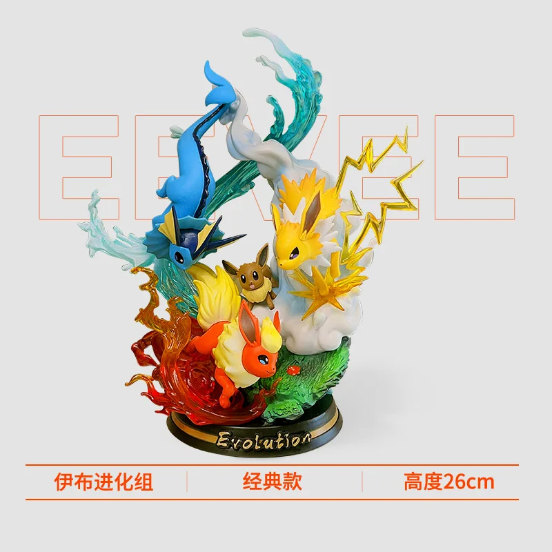 POKEMON Mega Evolution EGG GK Set Model Gengar Charizard Eevee Gyarados  Dragonite Blastoise Slowpoke Large Figure Action Gift