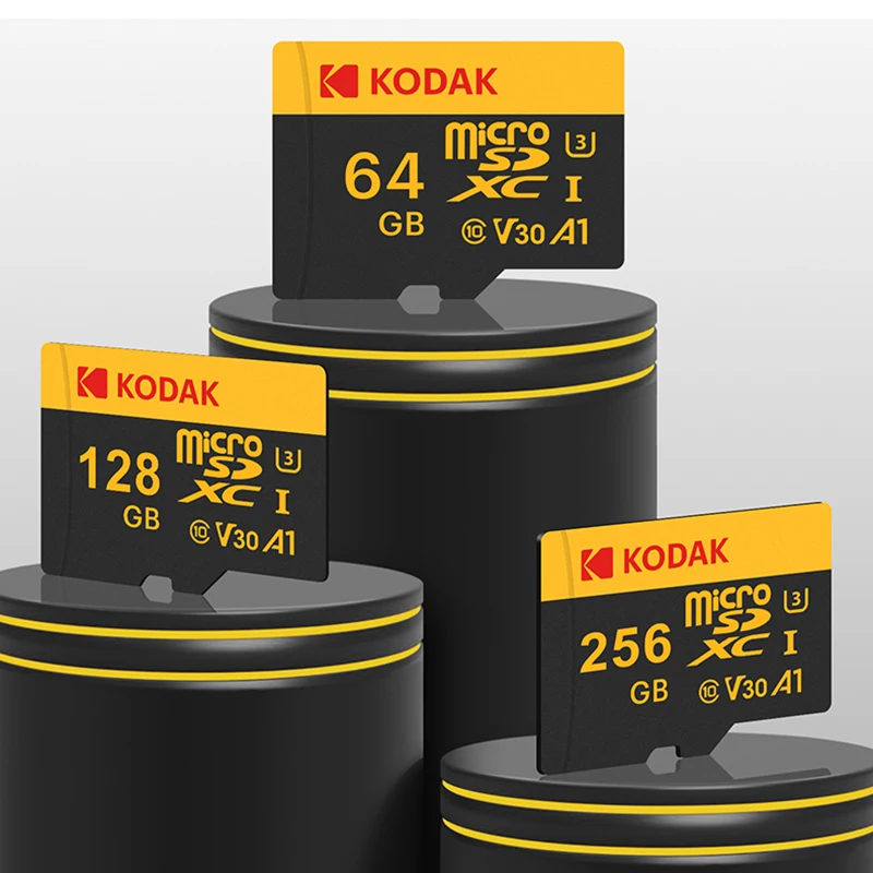 KODAK  ũ SD ޸ ī, C10 TF ũ SD ī, SDXC U3 4K, ޴  ī޶ , 128GB, 256GB, 64GB, 32GB, ǰ