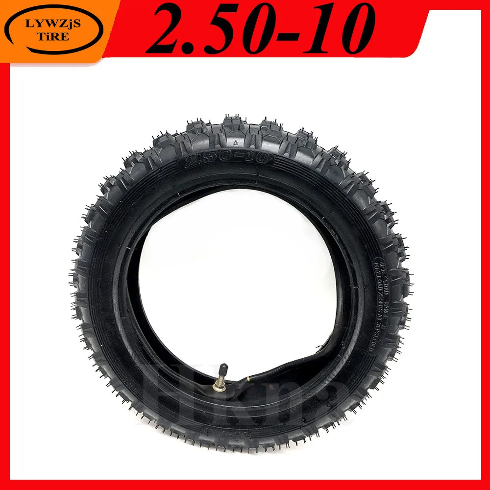 Electric Scooter Tire Mini Dirt Bike 2.50-10 for Mini Apollo Cross-country Motorcycle Honda CRF50-XR50 Yamaha PW50