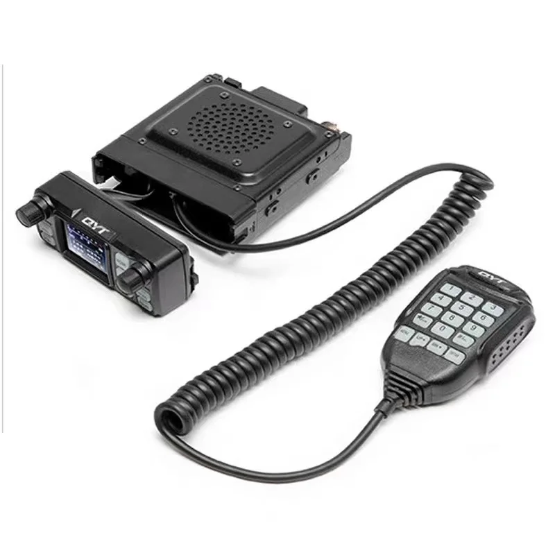 

2024 QYT KT5000 Radio VHF UHF Car FM Transceiver Detachable Front Panel Screen Display Keyboard Microphone Wireless Intercom HAM