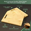 Wooden Cutting Board Kitchen Cutting Board For Meat Totally Bamboo Food Cutting Table Thickened Fruit Vegetables Chopping Panel 5