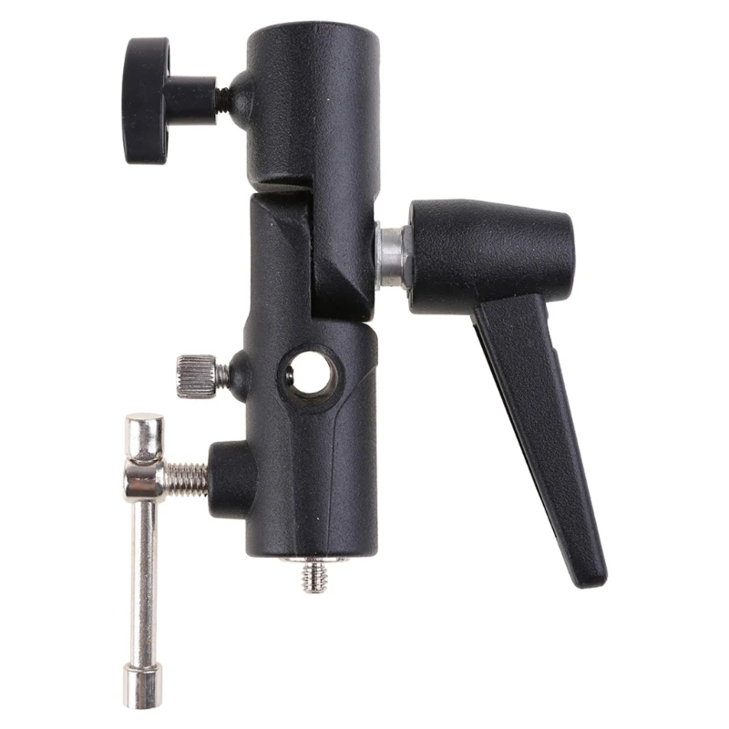 Metal Flash Bracket Hot Shoe Umbrella Holder Light Stand Mount Adapter for Tripod Photography Photographic Photo flash holder