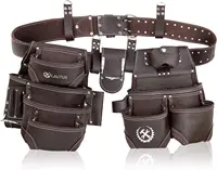Oiled Tanned Rig Tool Belt/Pouch/Bag, Carpenter, Construction, Framers, Handyman, Electrician 1