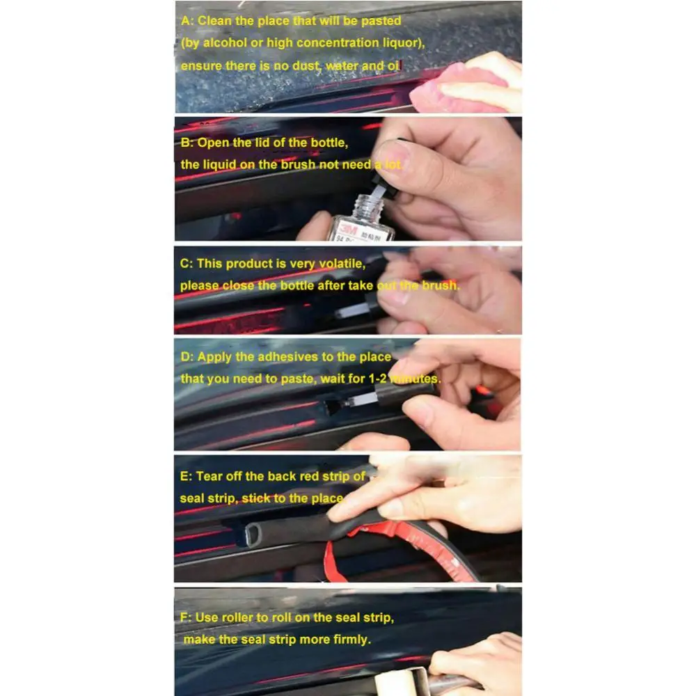 Tape 10ml Adhesive Primer Adhesion Promoter Car Styling Decoration