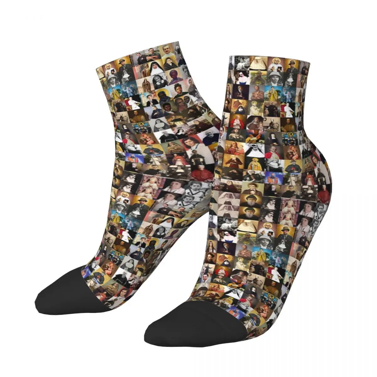 

Saints, All Saints, Catholic Saints, Tutti I Santi Adult Socks 3D Print Unisex Socks Men Socks Women Socks