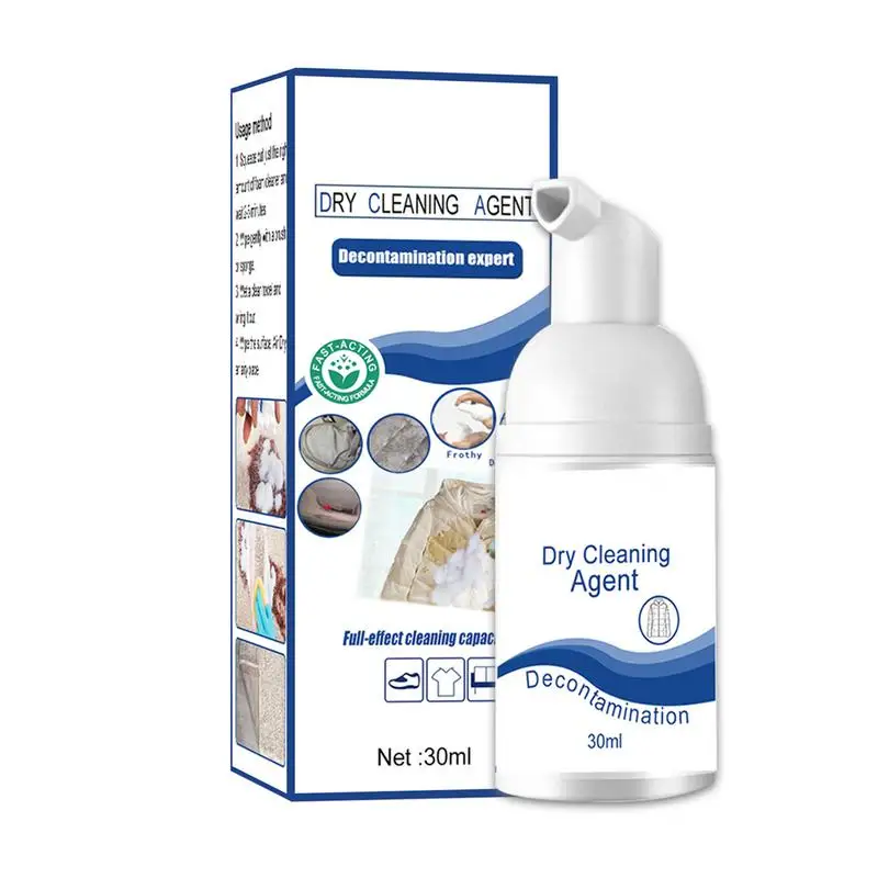Down Wear Detergent Dry Cleaner Down Jacket Wash Free Foam Sprays 30ML Stain Remover For Shoes Jackets Clothes Efficient