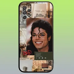 Singer Michael Jackson Premium Soft Black Phone Case - Samsung a80 (Z1)