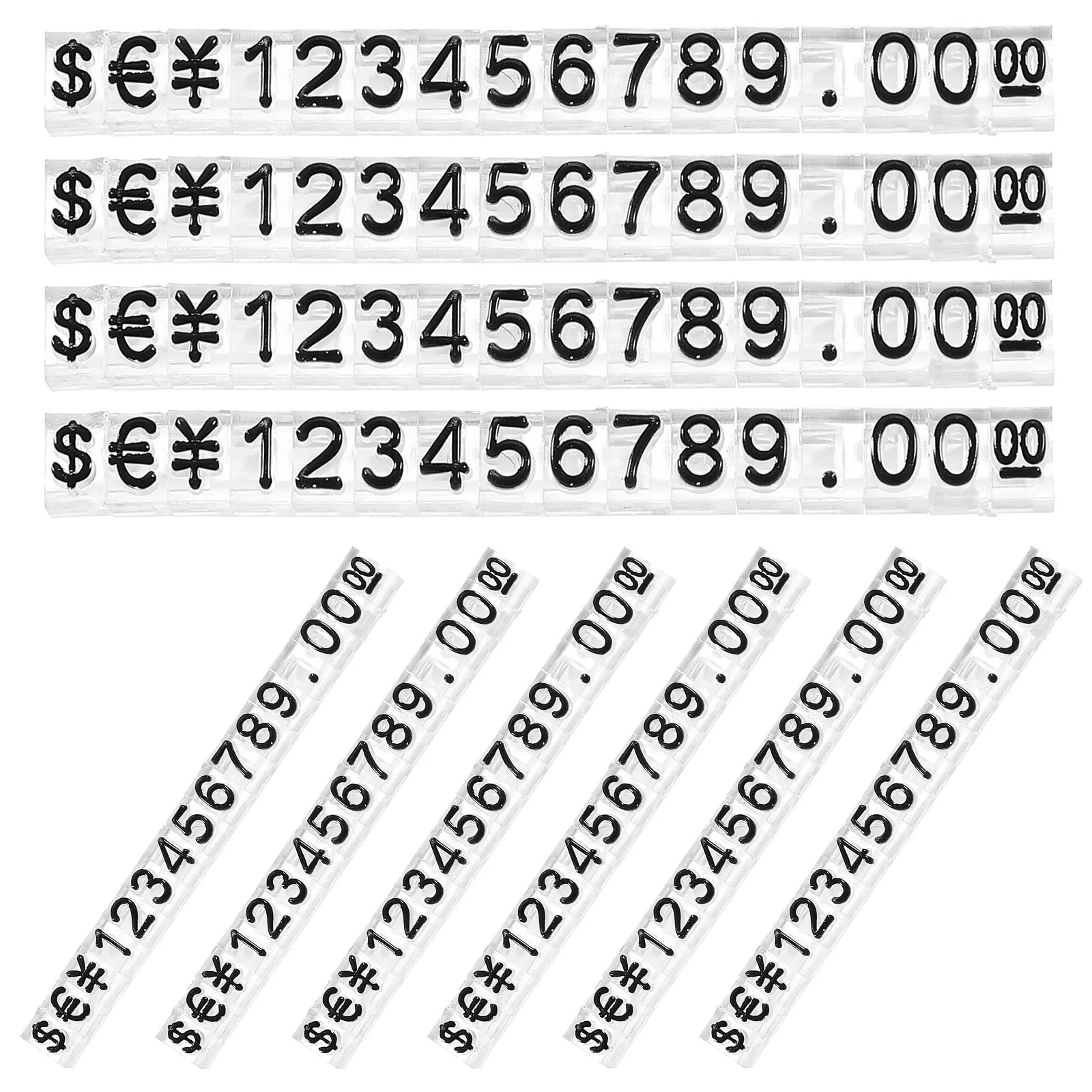 

20 шт. бирка для цены кубик Регулируемая сборка цена счетчик витрина этикетка