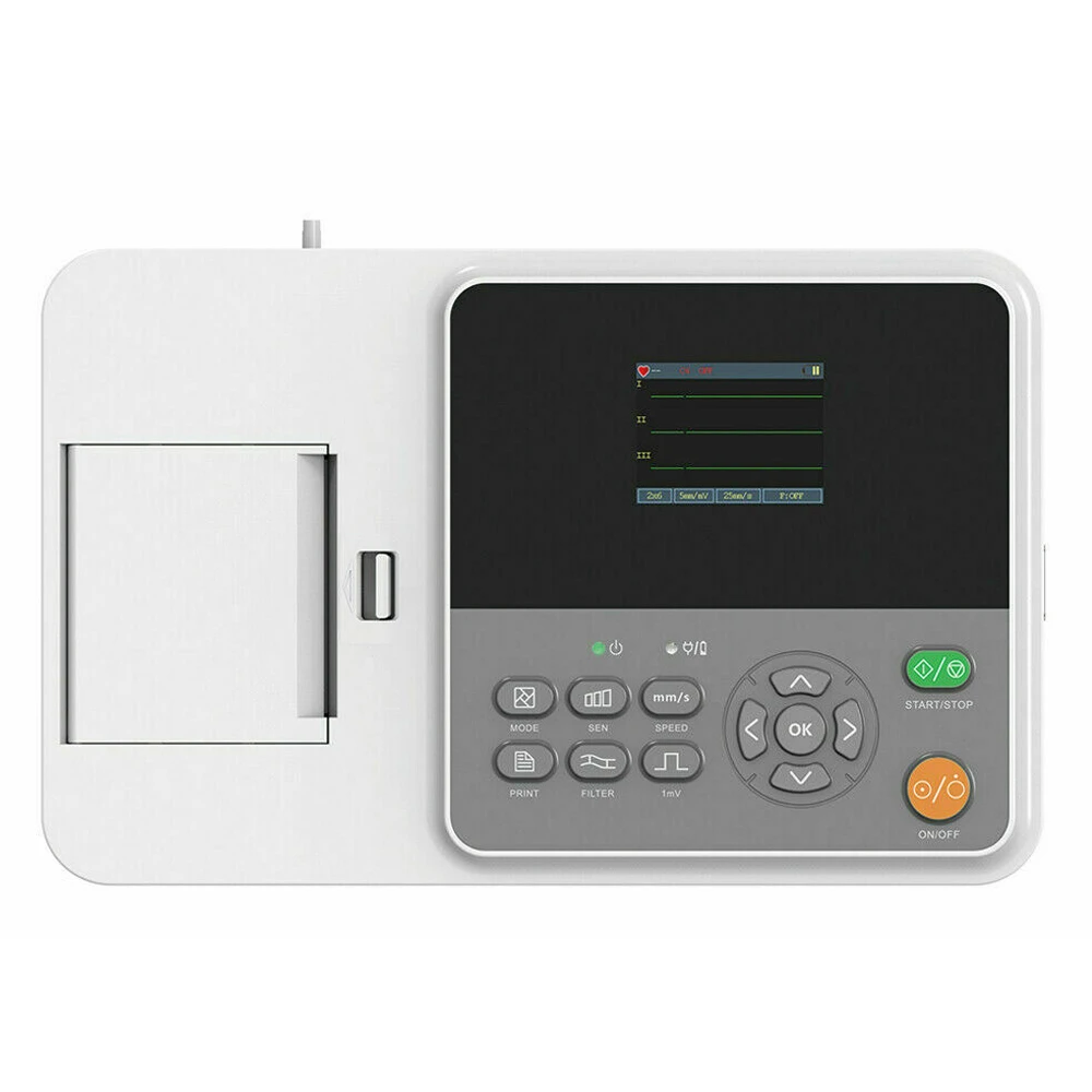 

Medical Equipment's Portable 3 Channel 12-Lead ECG Machine Electrocardiogram