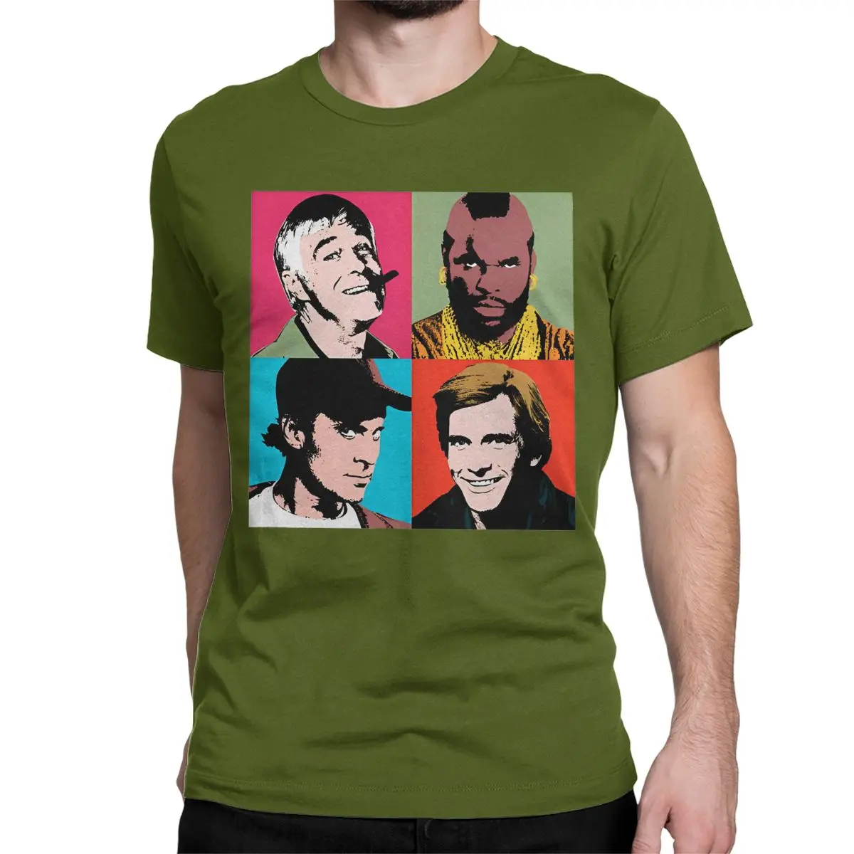thumbnail image 1 of Camiseta del equipo A-Warhol, divertida camiseta de algodón puro para hombre y mujer, cuello redondo, manga corta, ideal como regalo., 1 of 7