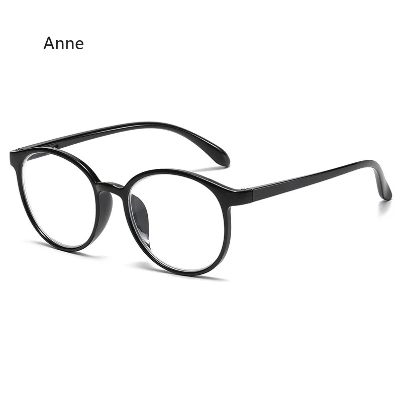 Occhiali da vista miopia con lenti trasparenti rotonde da donna occhiali da vista trasparenti da vicino occhiali da vista Unisex Anti-blu Ray diottrie miopia