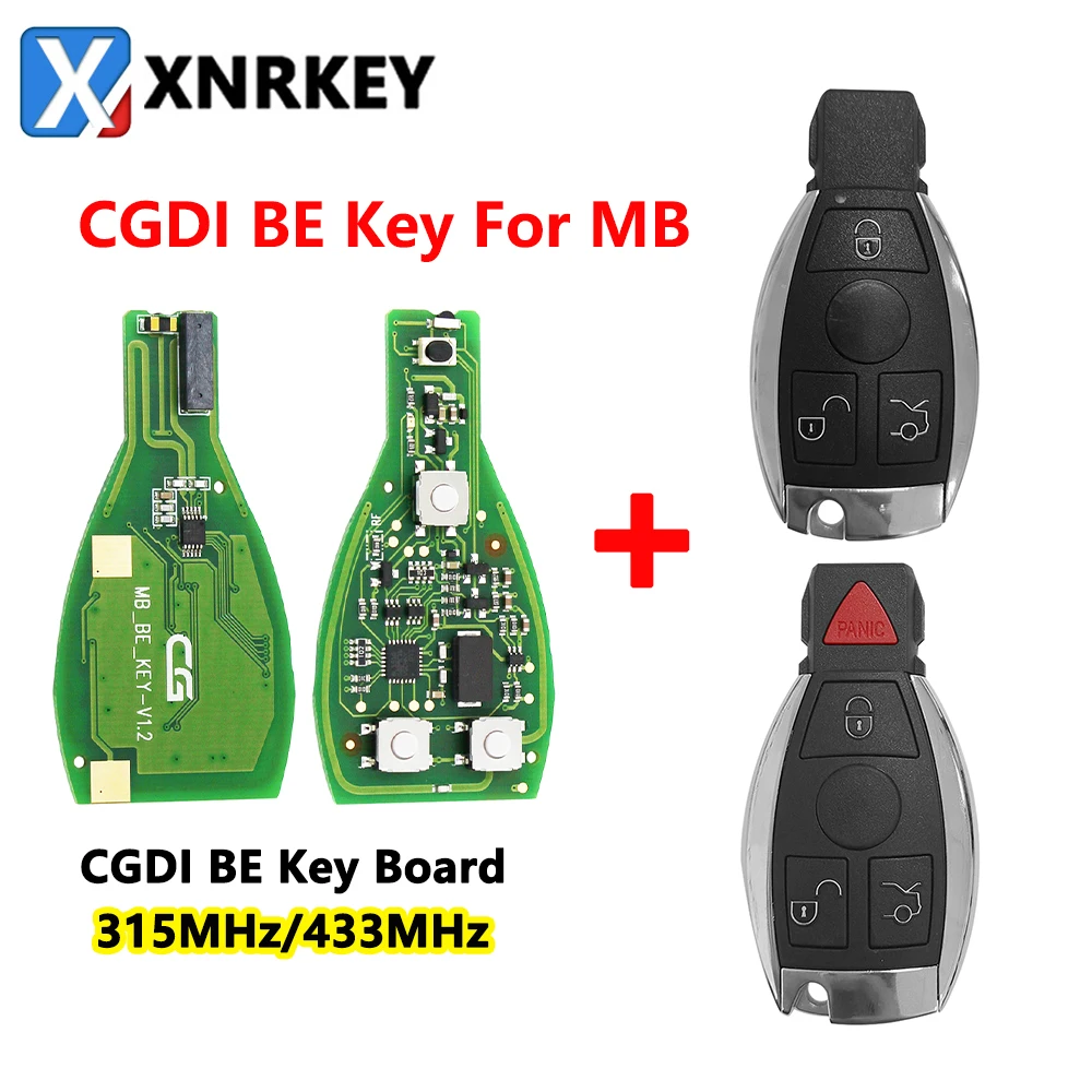 

XNRKEY оригинальный CGDI MB BE Key 315/433 МГц для Mercedes Benz работает с CGDI MB программатором, поддержка всех FBS3 и автоматического восстановления