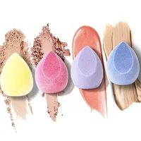 New Velvet Water Drop Powder Puff Giant Soft Flocking Beauty Egg with Fluffy Loose Powder Makeup Egg Makeup Sponge 1