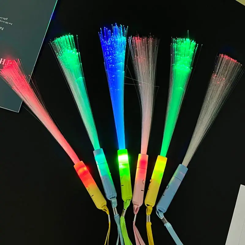 5/10PCS Farbe Optische Faser Fluoreszierende Spielzeug Kinder Geburtstag Party Geschenke Nachtlicht Requisiten Leistung Festival Hochzeit Dekorationen – Detail 9