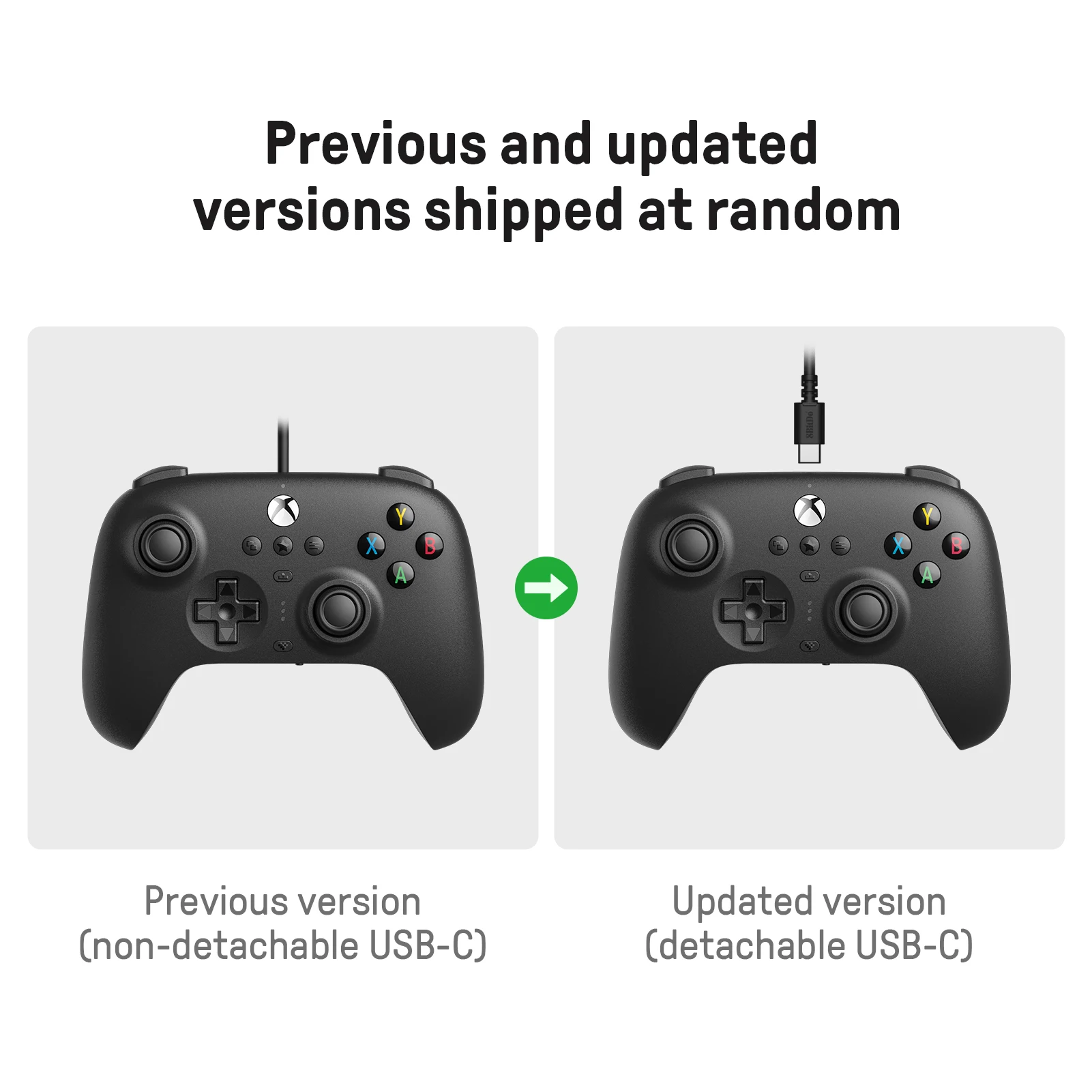 8bitdo-hall joystickコントローラー付き究極の有線ゲームパッド