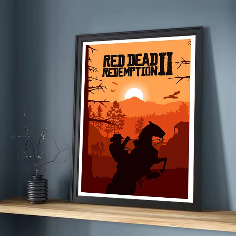 

Home Decorations for the Room RedDeadRedemption2 Poster Wall Decoration Painting Canvas Decor Art Posters Decorative Paintings