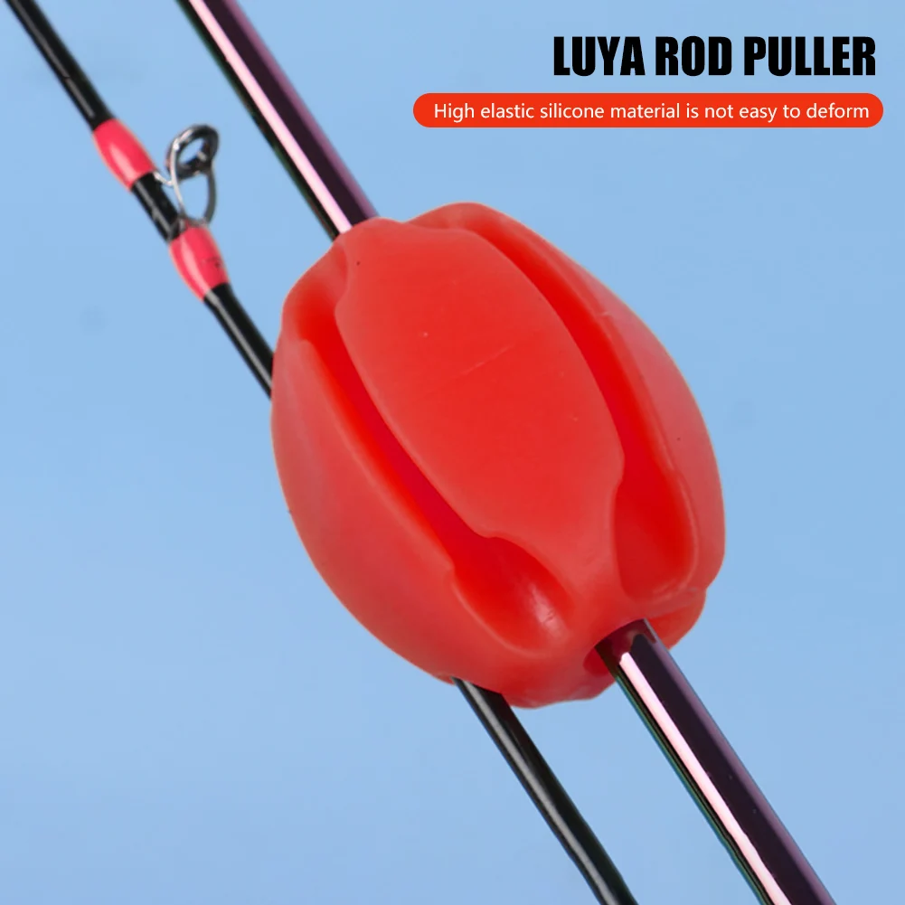 5/10PCS Fishing Rod Tie Fastener Anti-Collision Fishing Rod Holder  Protector Portable Flexible Reusable Tackle Accessories