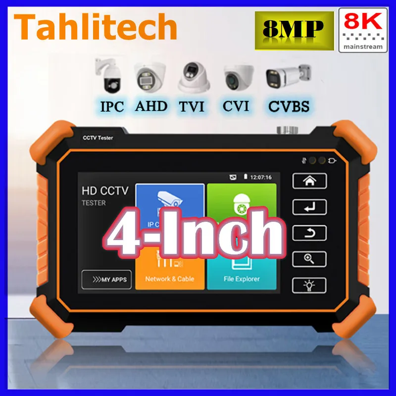 

Тестер для камер видеонаблюдения 8K IPC, IP-камеры 8 Мп, AHD, CVI, TVI, тестер для IP-камер 8K, тестер для IP-камер IPC1910C, HDMI, VGA