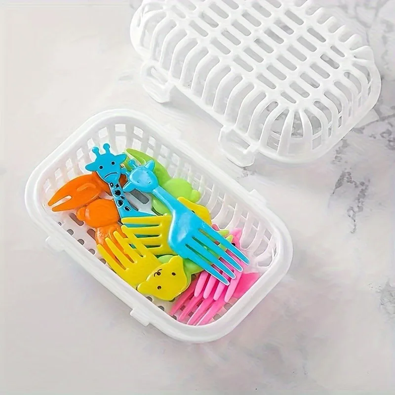 2pcs Kitchen Accessories for Organizing Small Items Specifically Designed for Dishwasher Cleaning and Draining - 3