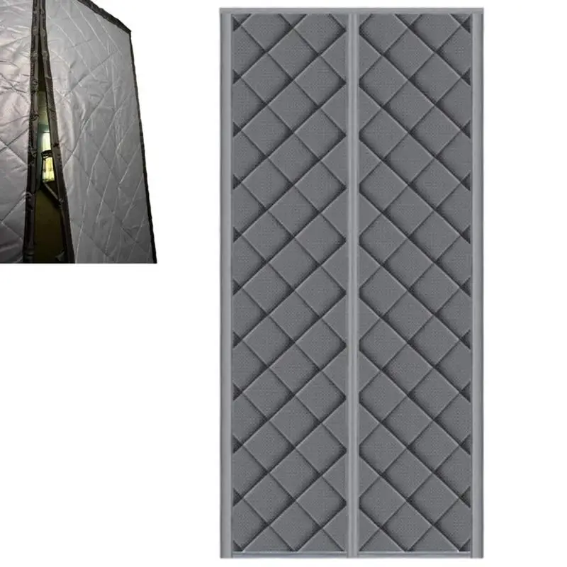 

Magnetic Thermal Insulated Door Curtains Magnetic Thermal Curtains Insulated Cover Thickened Weatherproof Screen Door Covers For