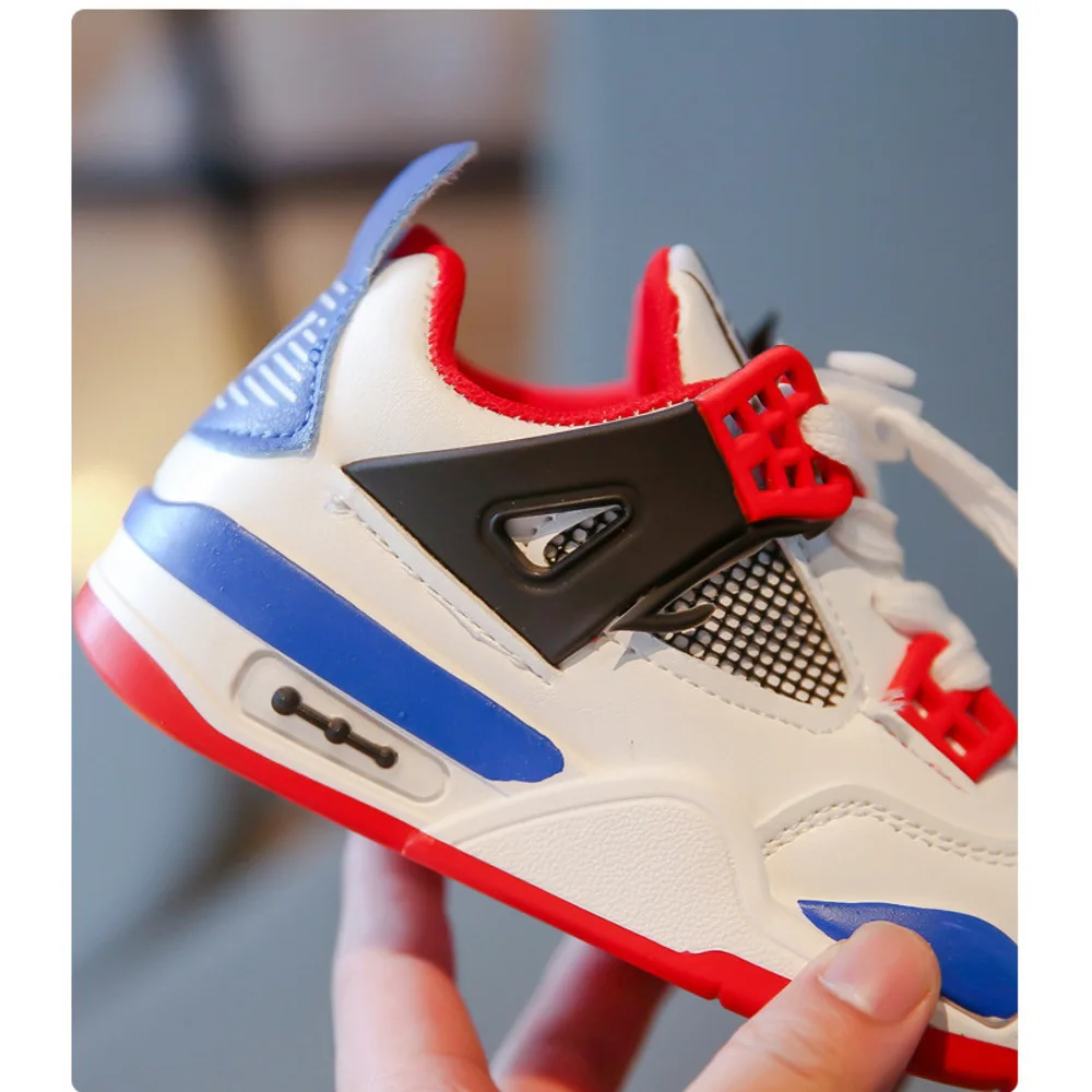 Sport 2023 Herbst Neue Koreanische Ausgabe kinder Laufschuhe Leder Modische Mittlere und Große Jungen_voghion.com