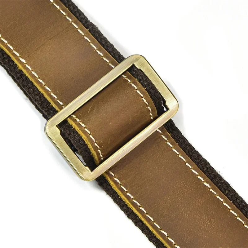 Brown Leather Duffle Bag For Men