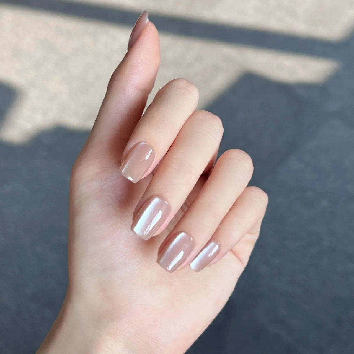 새로운 크리에이티브 유리 비즈, 블랙 고양이 눈, 네일 라이트 고양이 눈, 작은 전구, 네일 핸드, 프리미엄 짧은 가짜 손톱, 30 개