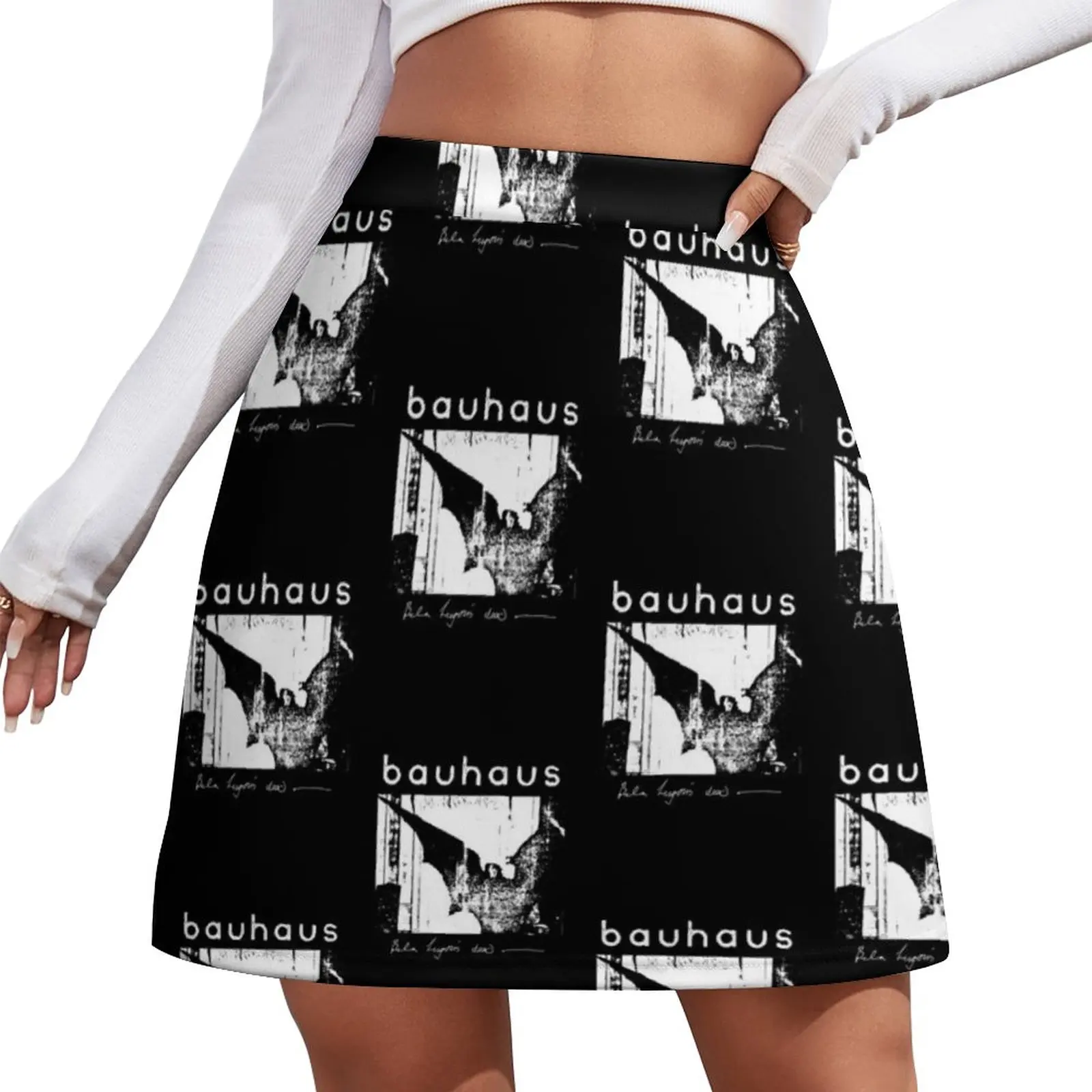 

Bauhaus - Bat Wings - Bela Lugosi's Dead Mini Skirt skirt women School skirt Women skirts women's golf wear summer