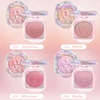 Young Girl Gradient Milk Blusher Palette Matte Nude Shimmer Rouge Rubor Natural Face Contour Shading Blush Korean Dupes Makeup 3