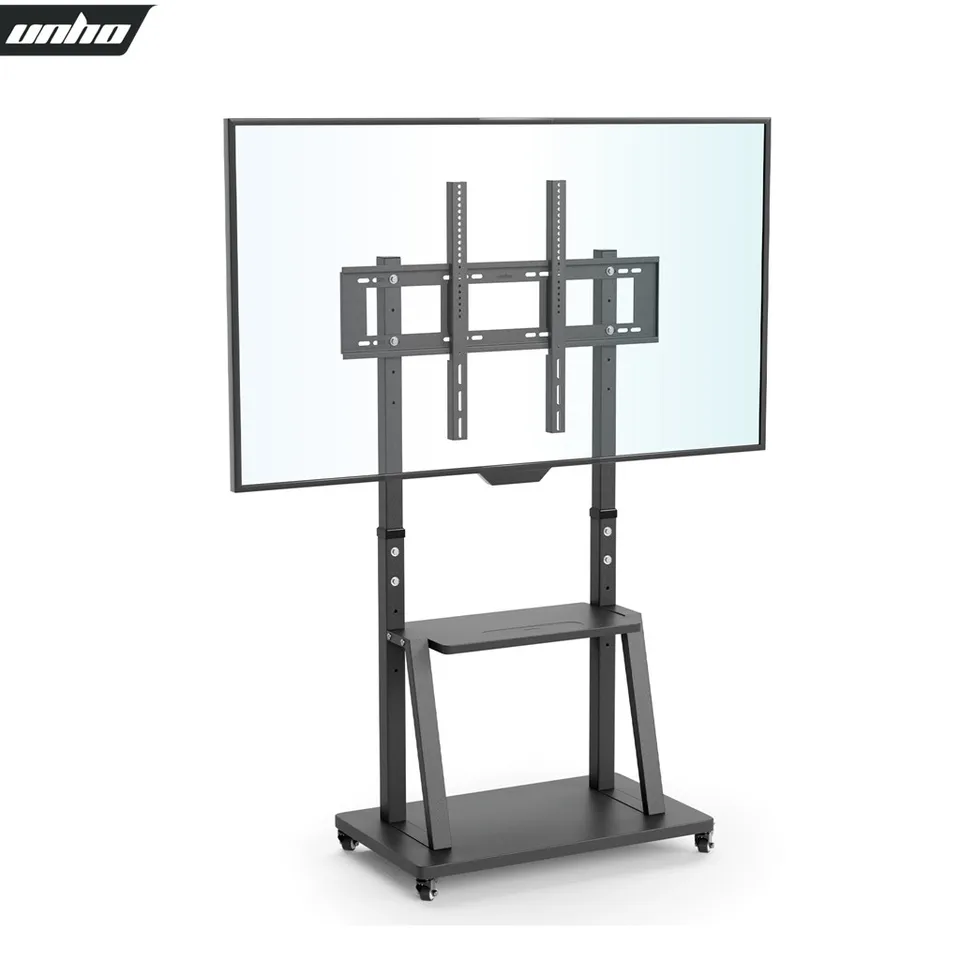 Soporte Pie Tv Pantalla Led 32-65 C/ruedas Móvil Con Estante