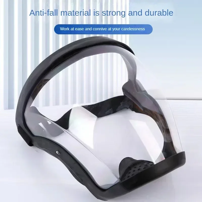 Work Protection Mask Transparent Kitchen Anti-splash Shield Facial Protector Outdoor Cycling Moto Windproof Glasses Mask Gadgets