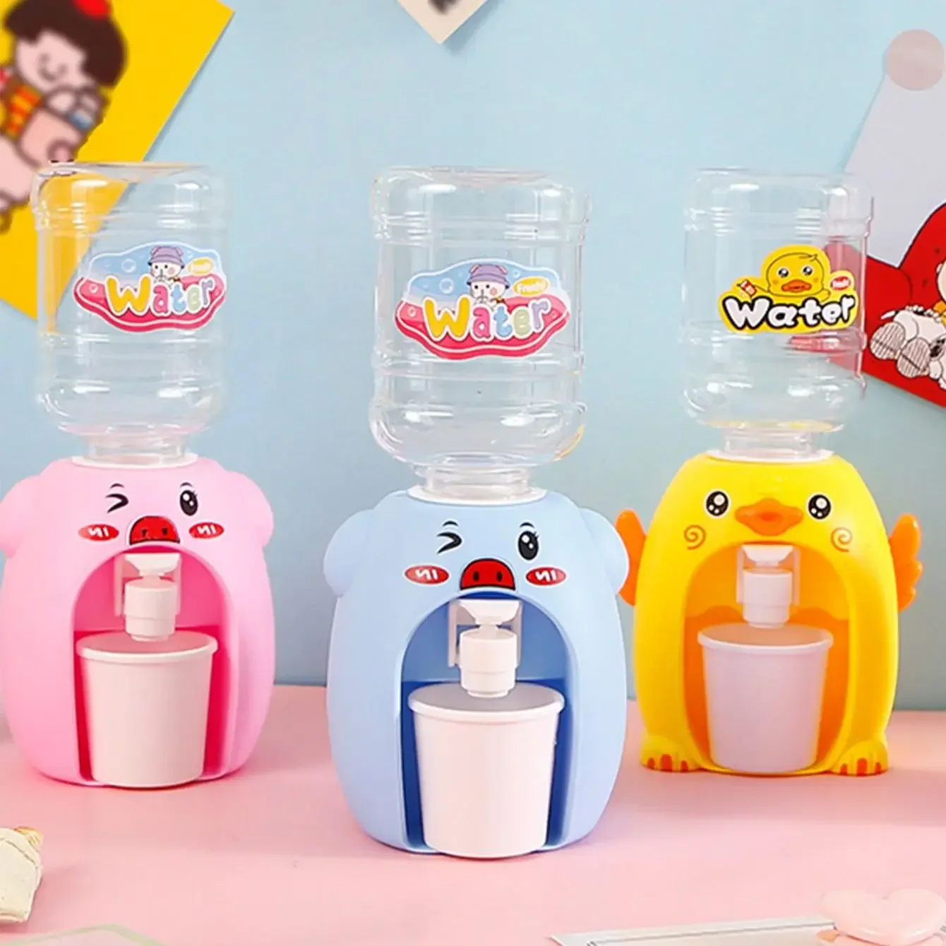 Mini Children Dual Water Dispenser Toy