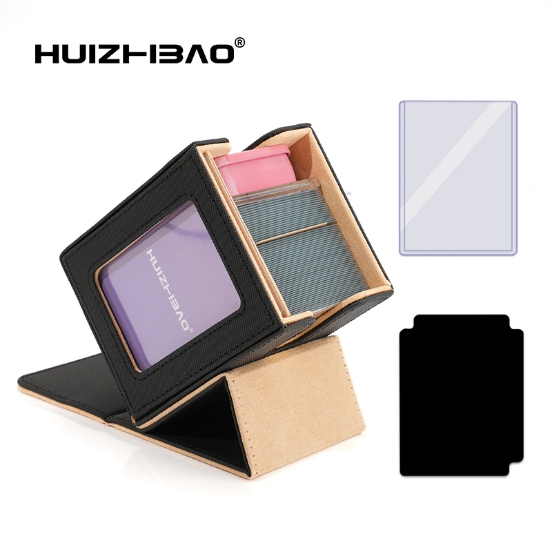 Card Deck Storage Box for TCG Board Games Commander Card Carrying Organiser Case Trading 3"x 4" for toploader  Box baseball