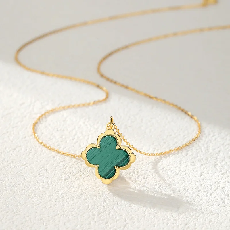 14K Vintage Alhambra Clover Leaf Necklace - Silver Spring Jewelers