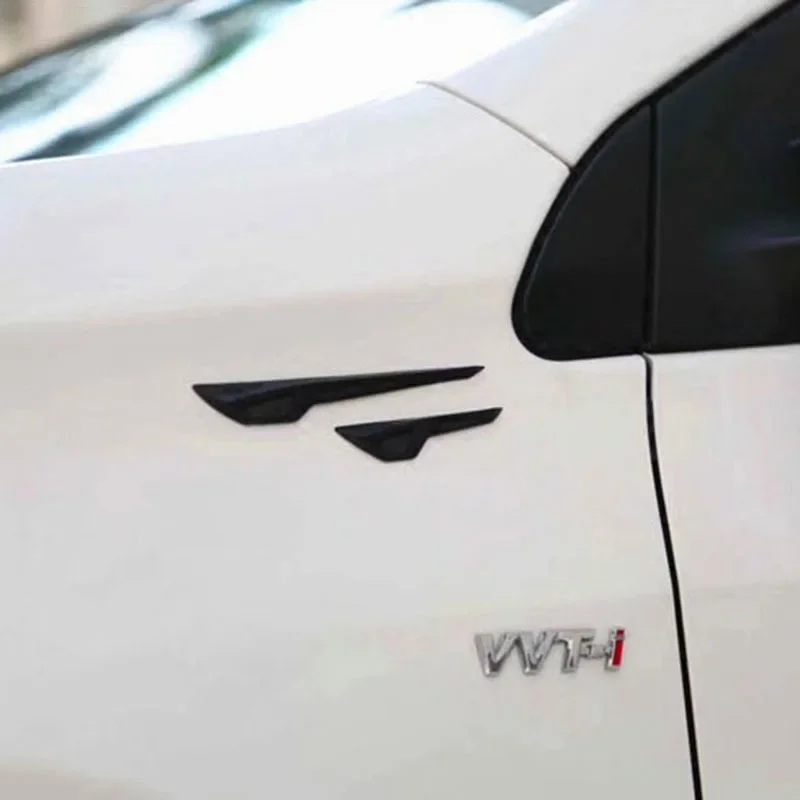 8 pezzi spoiler per auto paraurti anteriore pinna divisore anti-collisione effetto fibra di carbonio protezioni in gomma protezioni protezione per auto - Image 3