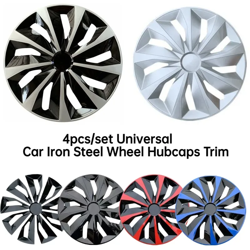 4PCS/setUniversalCarIronSteelWheelHubcapR14R15R16InchReplacementHubCapsWheelRimCoverPPTireAccessories-AliExpress