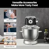 HAUSWIRT Electric Stand Mixer, LED Household Stand Mixers, 5.3QT Electric Food Mixer Stand, 11Speeds 3-IN-1 Kitchen Stand Up 3