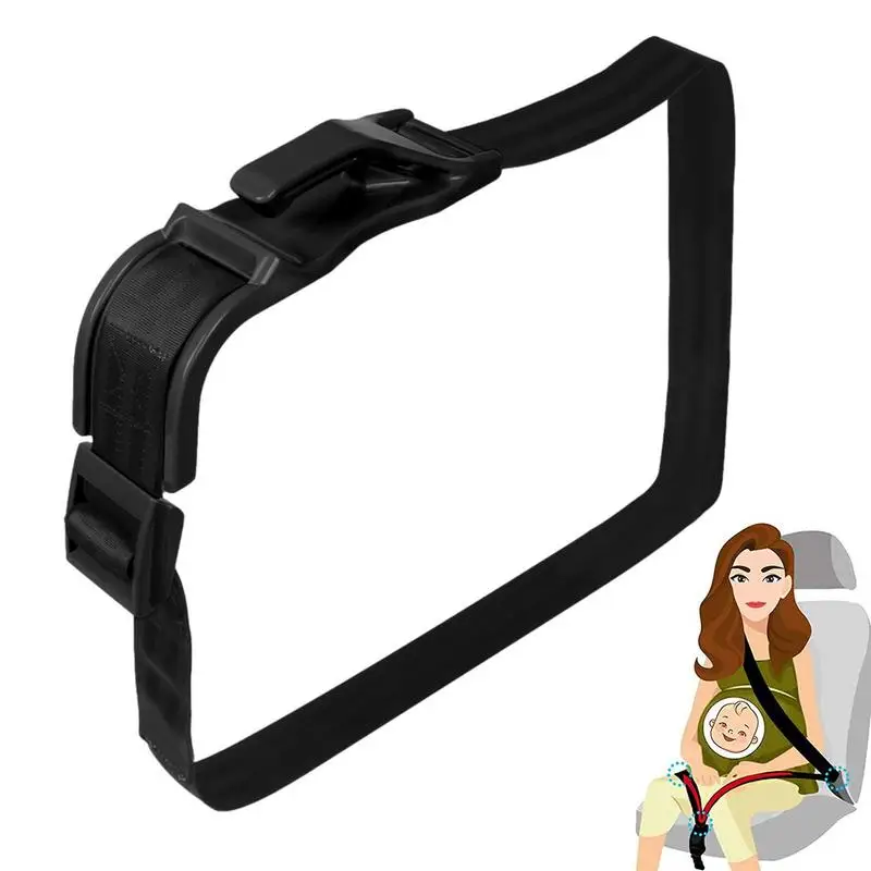 

Pregnant Woman Driving Safe Belt Maternity Seat Belt For Protecting Unborn Baby Comfort And Safety For Maternity Moms Belly