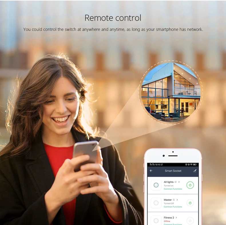 HomeKit WiFi Smart Plug Apple Home Scan Code No Hub Required EU Socket Remote Su