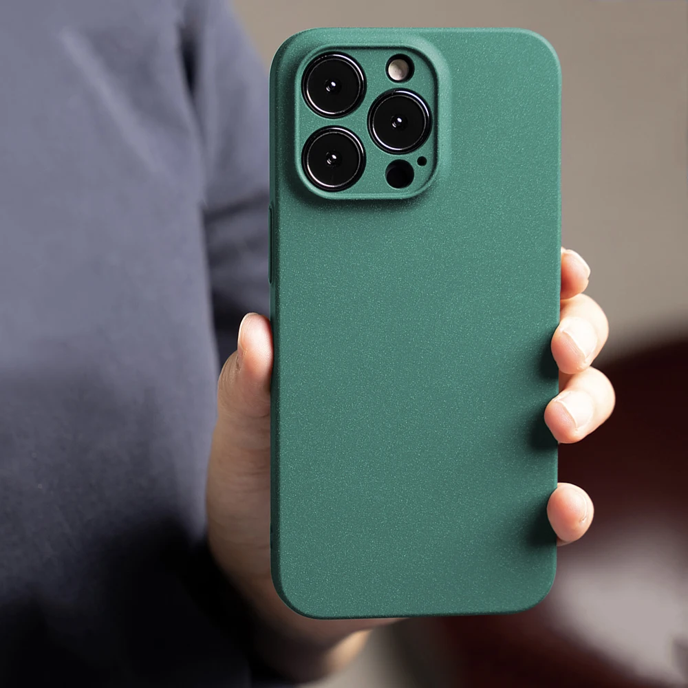 Luxury Sandstone Matte Ultra-Thin Hard Phone Case - Slim PC Bumper Back Cover